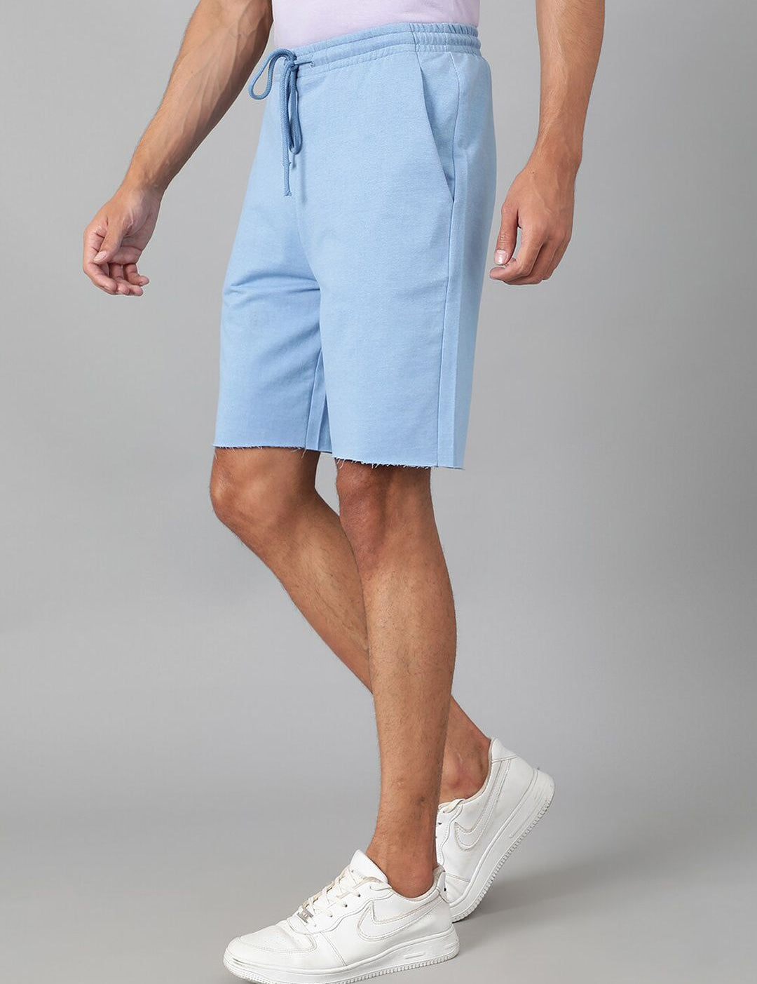 Kotty Blue Mid-Rise Regular Shorts