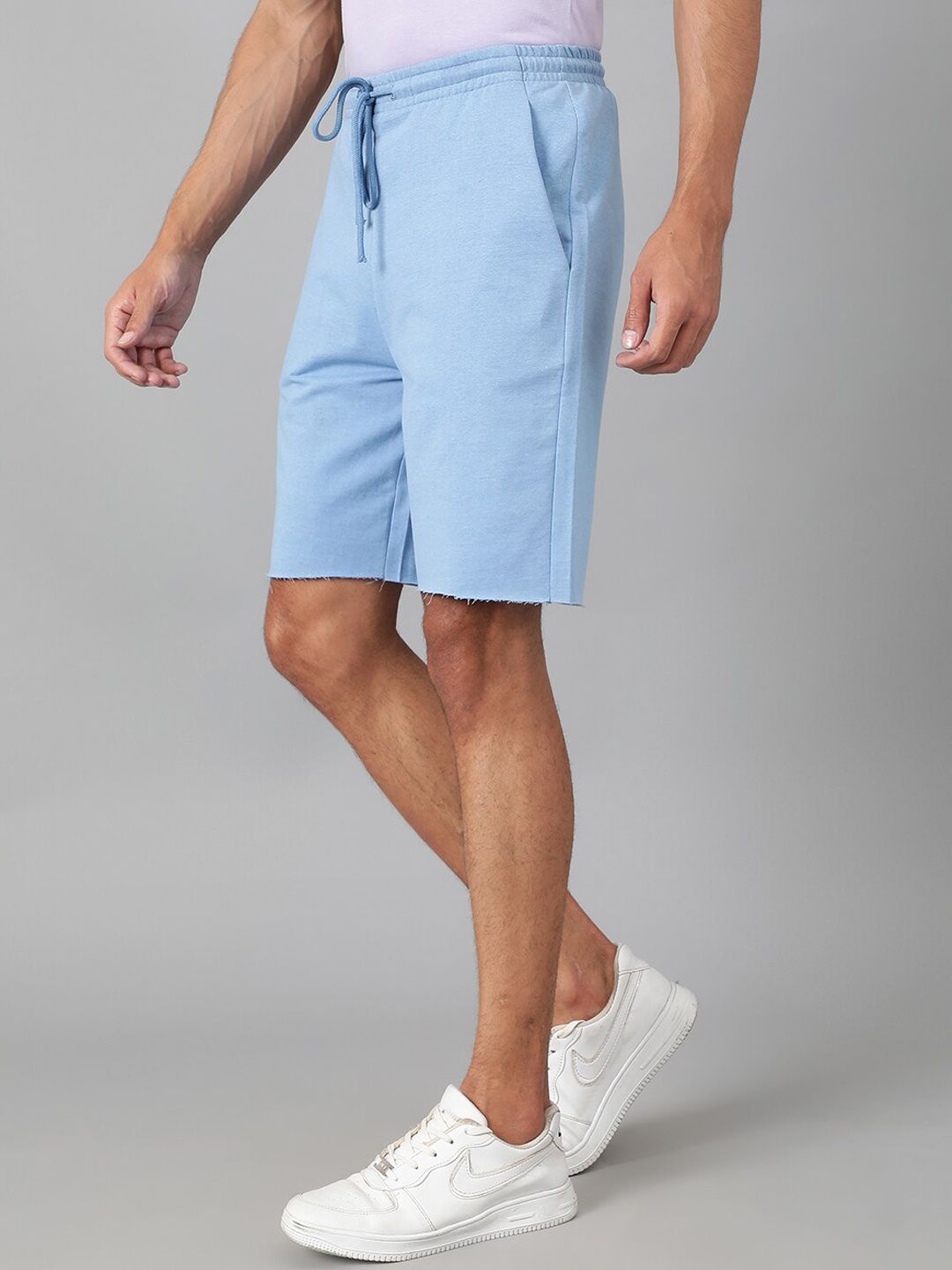 Kotty Blue Mid-Rise Regular Shorts