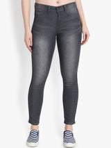 Kotty Women Black Skinny Fit High-Rise Clean Look Jeans