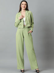 KOTTY BIZwear Basics Notched Lapel Collar Blazer With Trousers Co-Ords