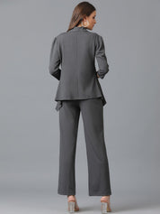 KOTTY BIZwear Shawl Neck Coat With Trouser