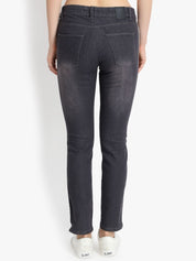 Kotty Women Black Skinny Fit High-Rise Clean Look Jeans