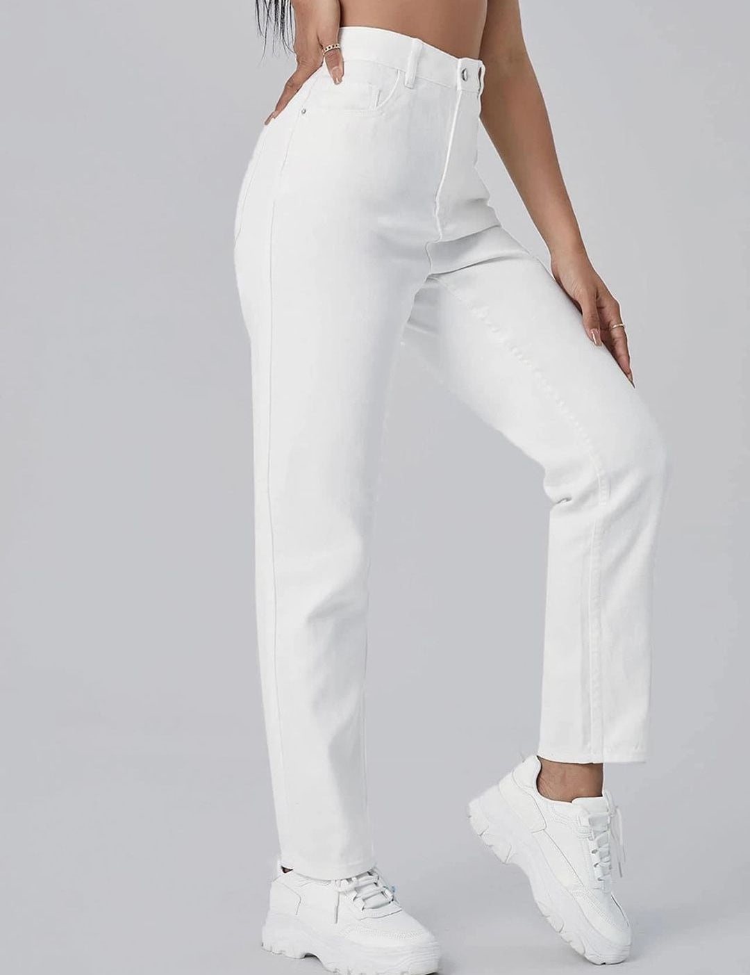 Kotty Women White Jean High-Rise Stretchable Jeans