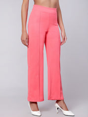 Kotty Women Pack Of 2 Relaxed Straight Leg Easy Wash Straight Fit Parallel Trousers