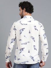 Kotty New Relaxed Fit Abstract Printed Casual Shirt
