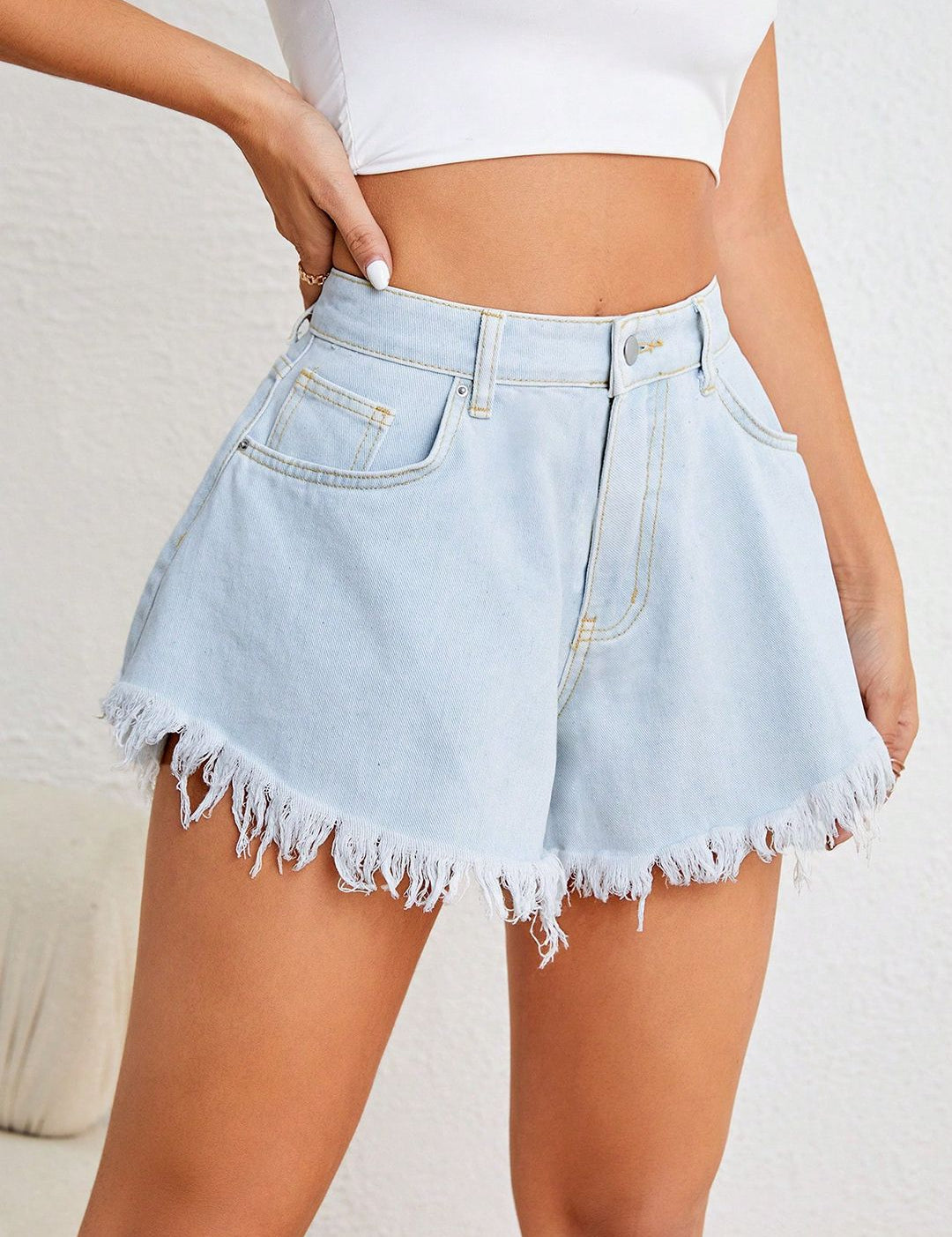 Kotty Women High-Rise Denim Shorts