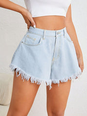 Kotty Women High-Rise Denim Shorts