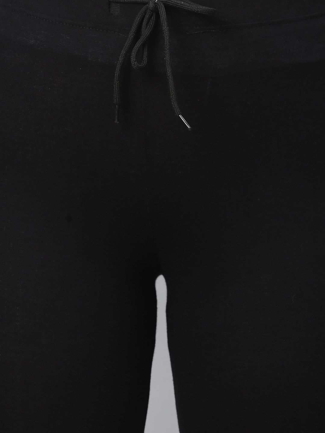 Kotty Women Black Solid Straight-Fit Track Pants