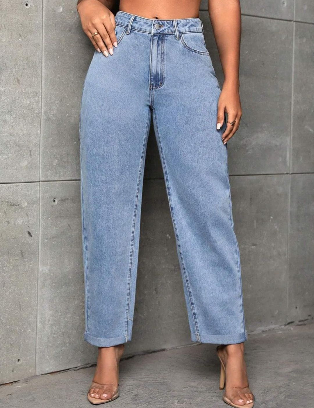 Kotty Women Jean High-Rise Heavy Fade Stretchable Cotton Jeans