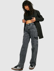 Kotty Women Jean High-Rise Clean Look Stretchable Cotton Jeans