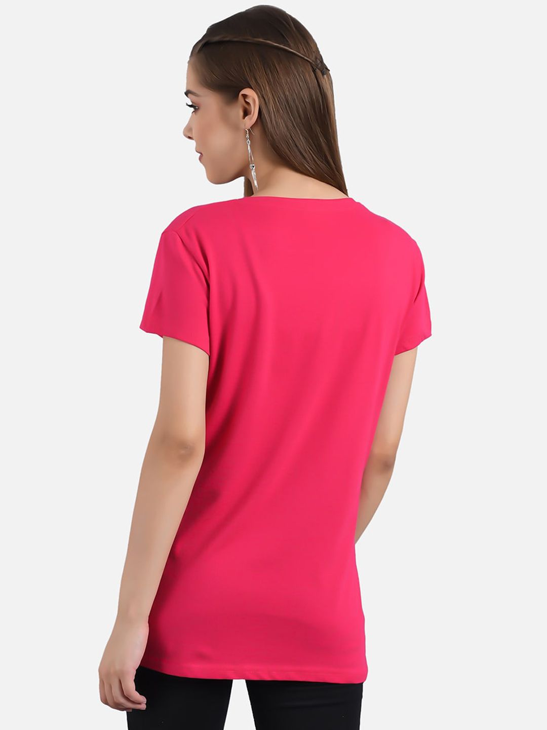 Kotty Women Pack Of 2 Printed Round Neck T-shirts