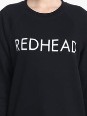 Kotty Women Black Printed Sweatshirt