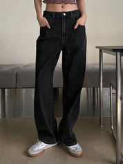 Kotty Women Straight Fit High-Rise Stretchable Jeans