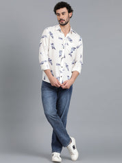 Kotty New Relaxed Fit Abstract Printed Casual Shirt