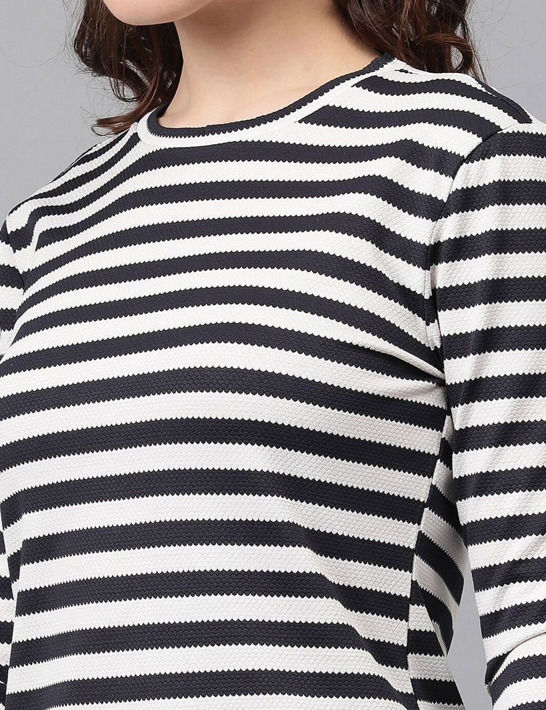 Kotty Striped Long Sleeves Top