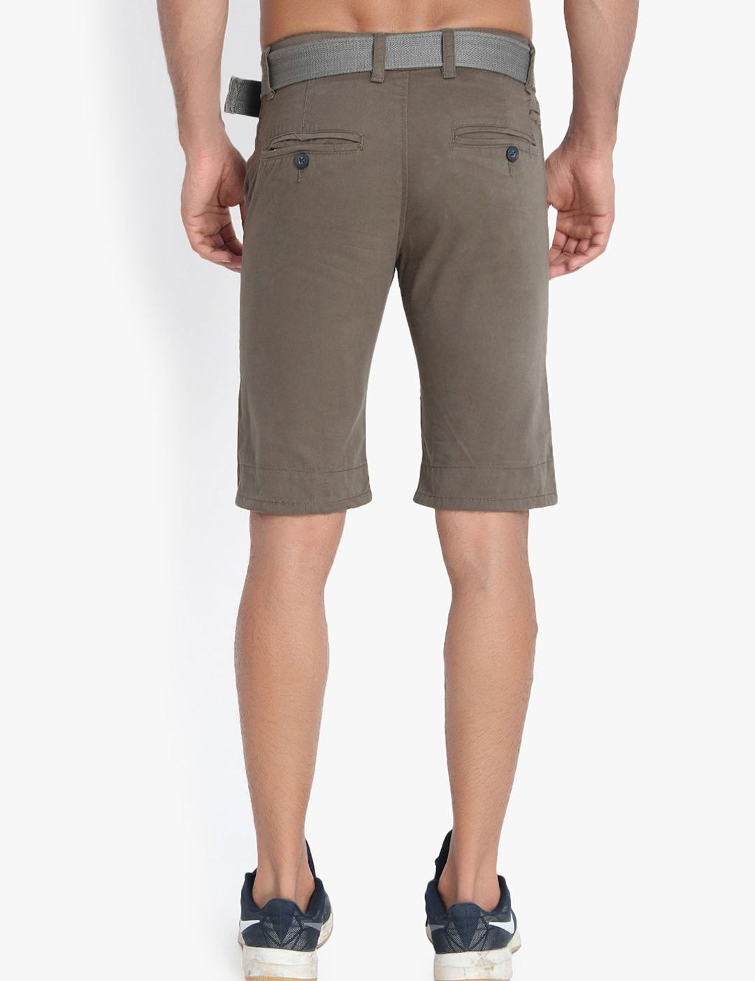 Kotty Men Brown Solid Regular Fit Regular Shorts