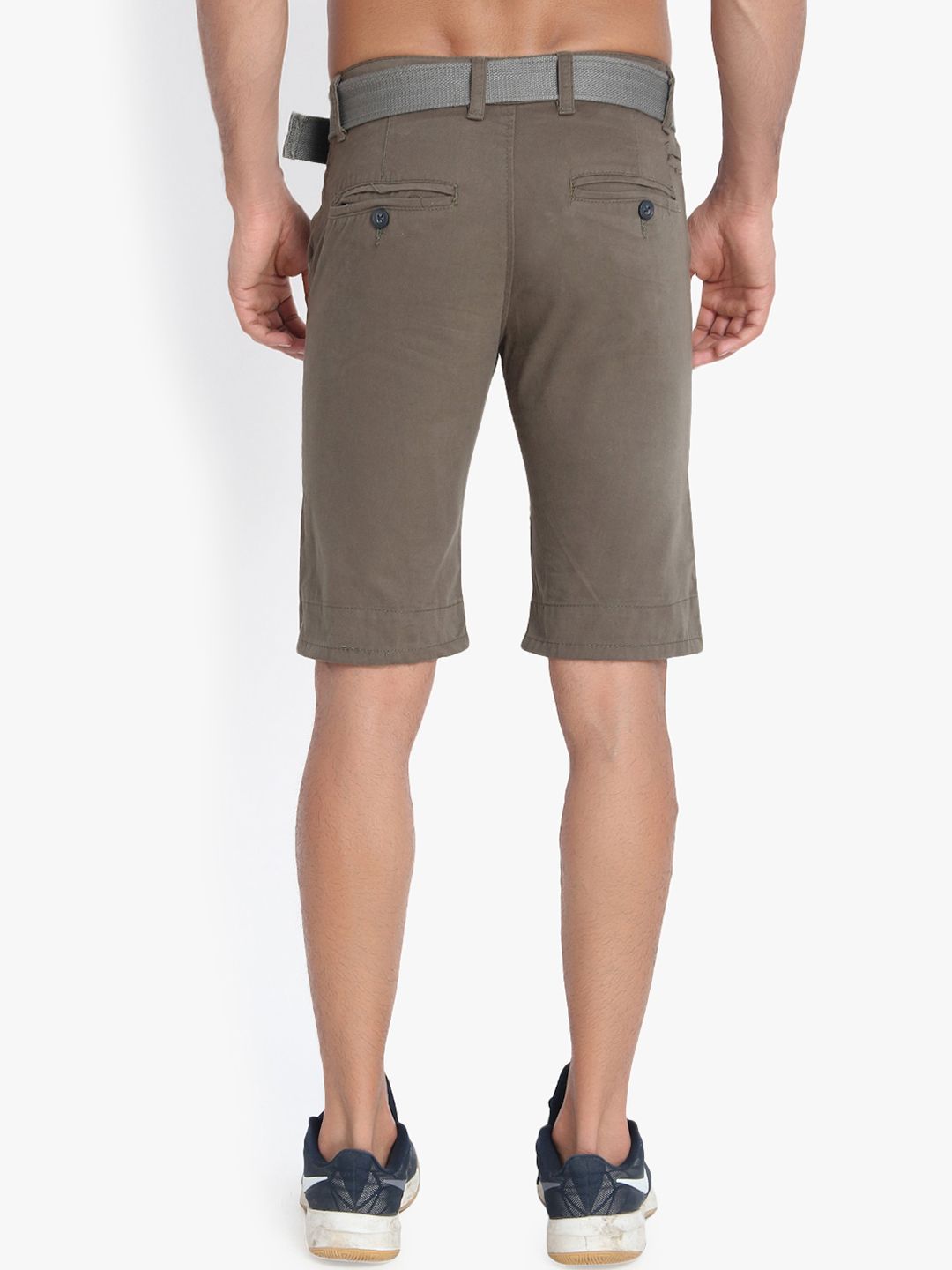 Kotty Men Brown Solid Regular Fit Regular Shorts