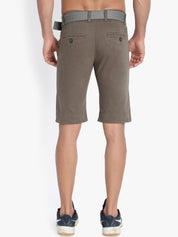 Kotty Men Brown Solid Regular Fit Regular Shorts
