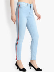 Kotty Women Blue Skinny Fit High-Rise Clean Look Jeans