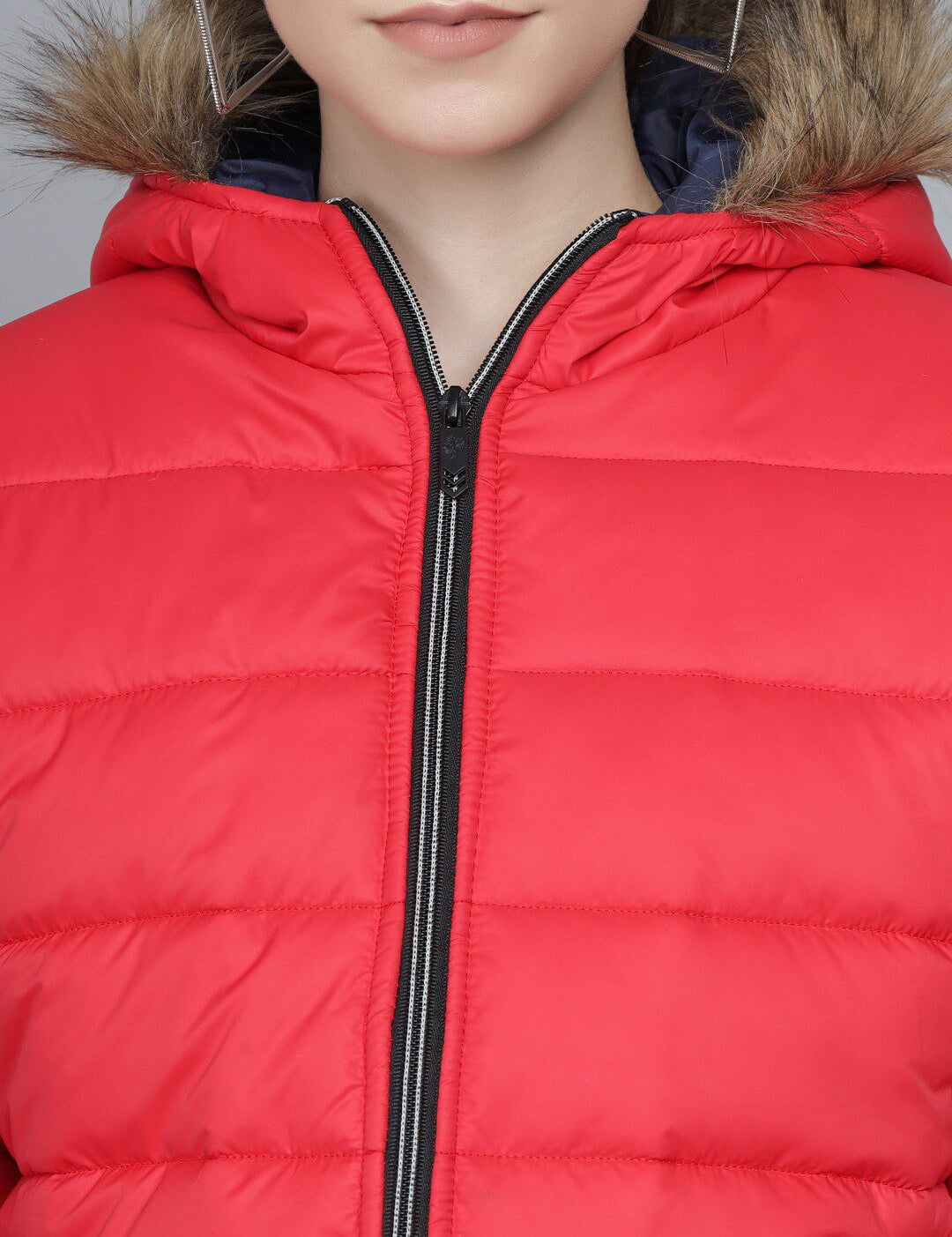 Kotty Women Red Lightweight Parka Jacket