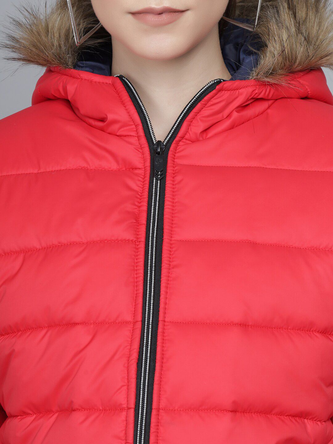 Kotty Women Red Lightweight Parka Jacket