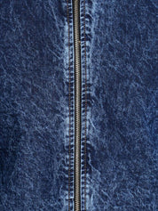 Kotty Men Blue Solid Denim Jacket