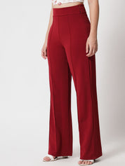 Kotty Women Pack Of 2 Relaxed Straight Leg Easy Wash Straight Fit Parallel Trousers