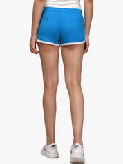 Kotty Women Blue Colourblocked Slim Fit Hot Pants