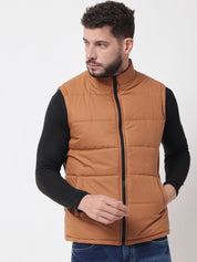 Kotty Men Yellow Outdoor Puffer Jacket