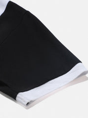 Kotty Men Colourblocked Polo Collar T-shirt