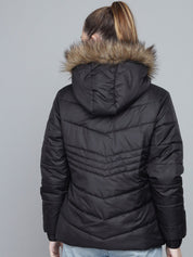 Kotty Women Black Lightweight Padded Jacket