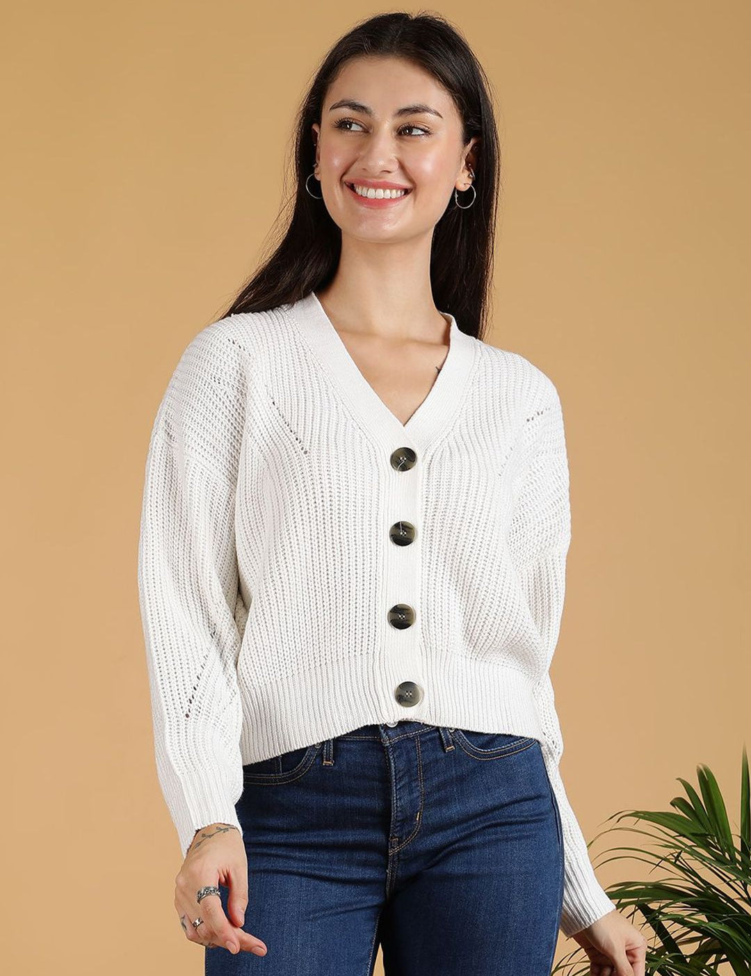 Kotty Women Crop Cardigan