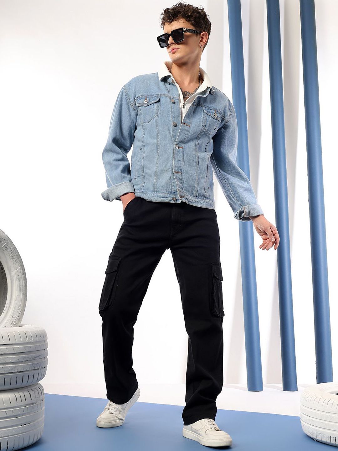 Kotty Men Comfort Regular Fit Mid-Rise Stretchable Jeans