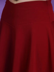 Kotty Flared Above Knee Length Skirt