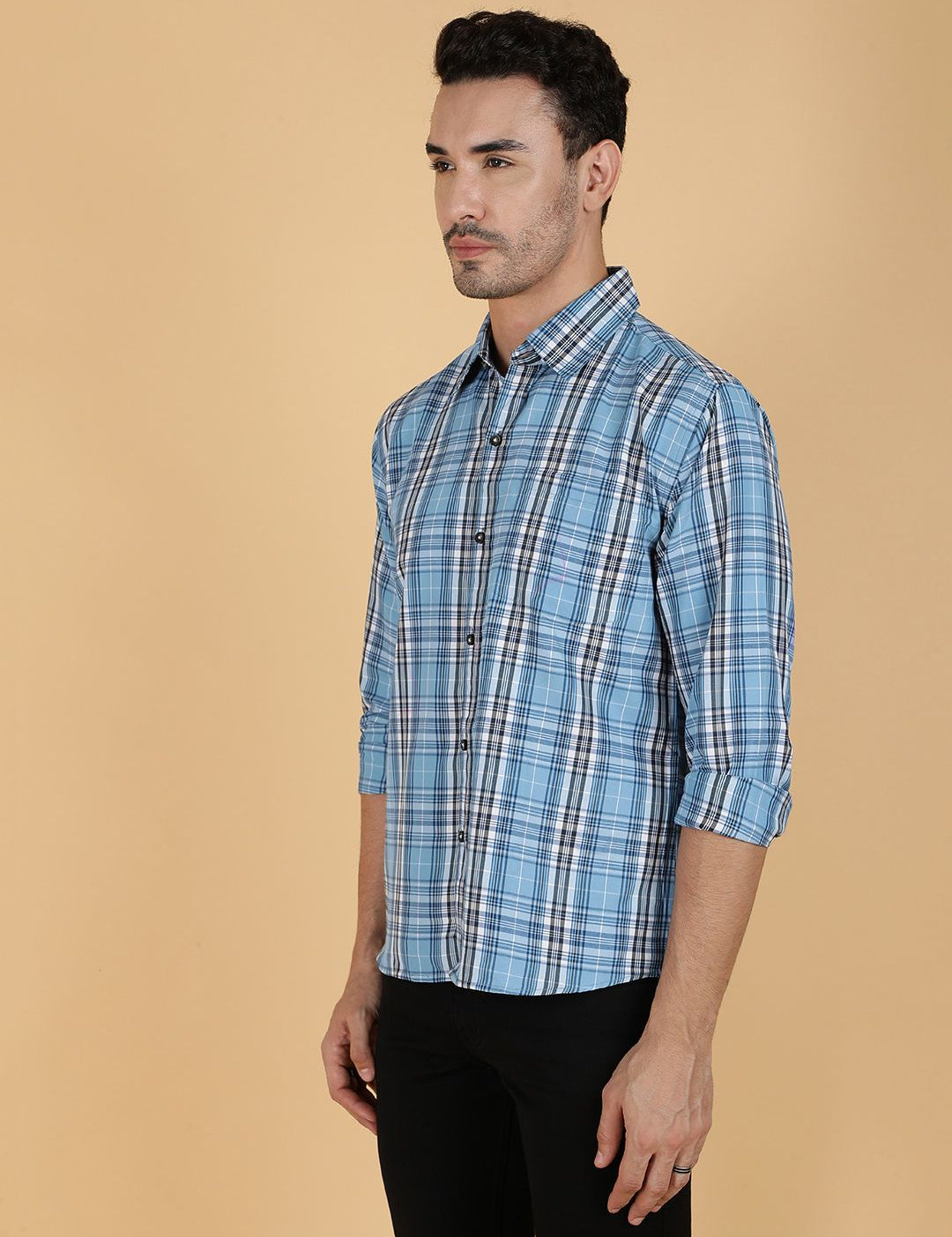 Kotty Men Relaxed Spread Collar Graphic Printed Casual Shirt