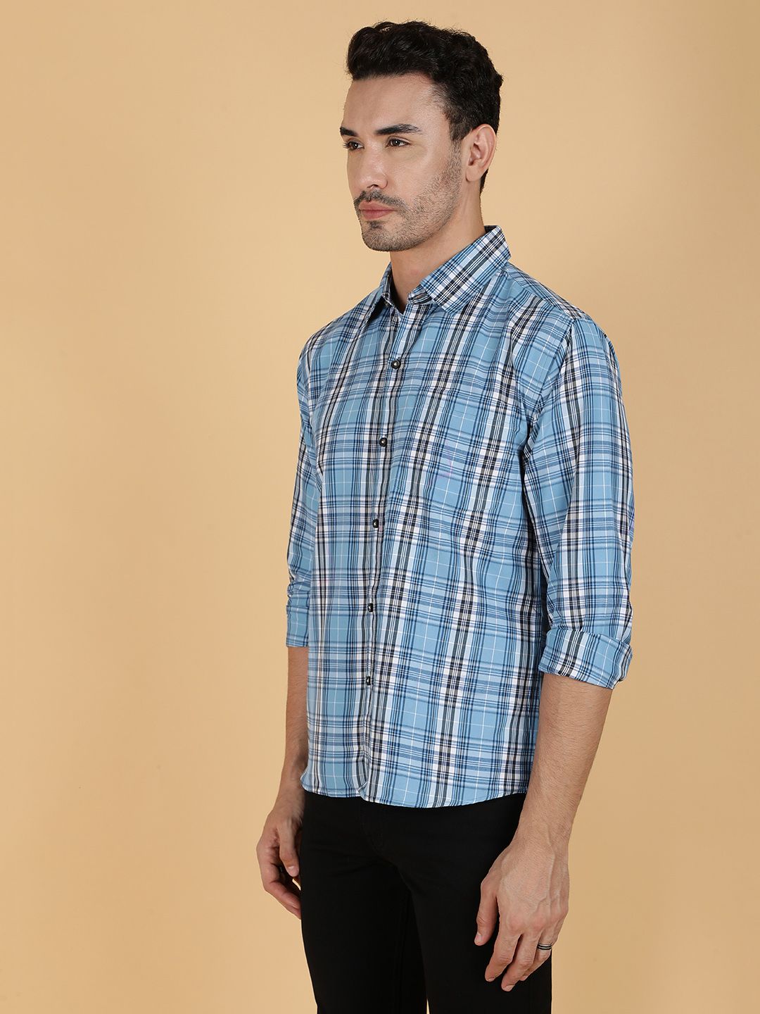 Kotty Men Relaxed Spread Collar Graphic Printed Casual Shirt