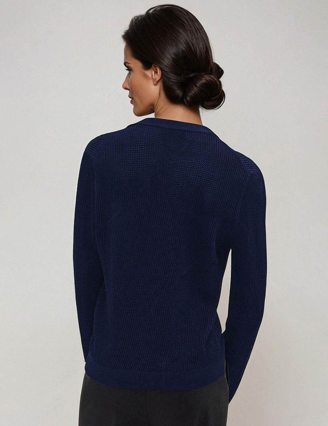 Kotty Women Ribbed Cotton Cardigan