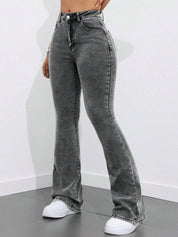 Kotty Women Flared High-Rise Stretchable Jeans