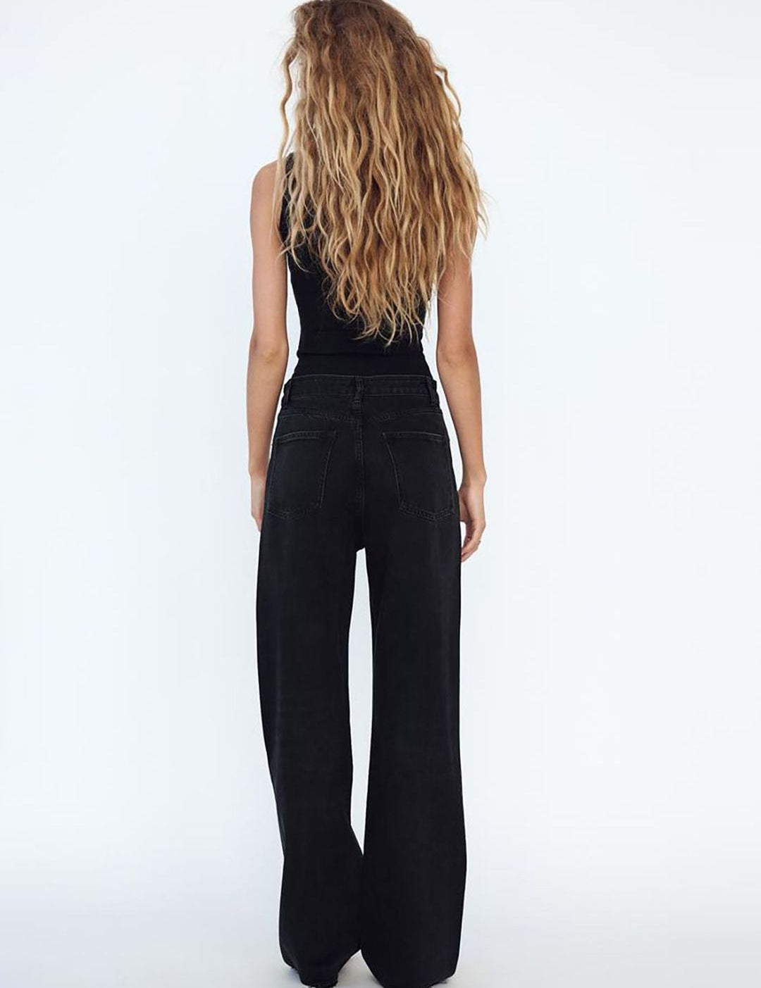 Kotty Women Jean Wide Leg High-Rise Stretchable Jeans