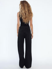 Kotty Women Jean Wide Leg High-Rise Stretchable Jeans