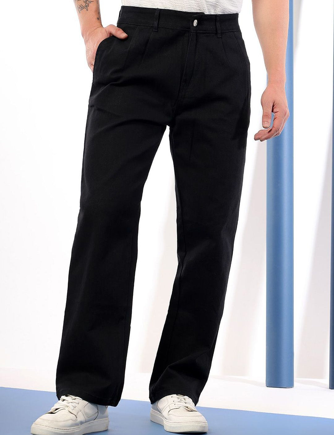 Kotty Men Comfort Regular Fit Mid-Rise Stretchable Jeans