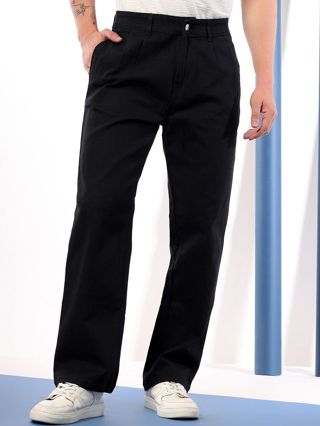 Kotty Men Comfort Regular Fit Mid-Rise Stretchable Jeans