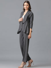 KOTTY BIZwear Shawl Neck Coat With Trouser
