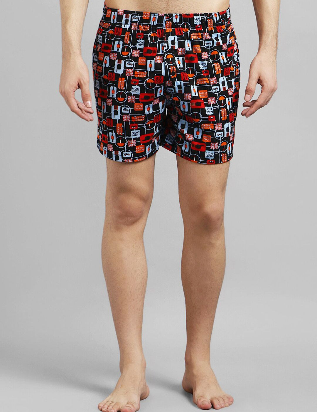 Kotty Men Pack of 2 Blue & Red Printed Boxers KTT2PCMENSBOXERSET39S