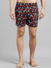 Kotty Men Pack of 2 Blue & Red Printed Boxers KTT2PCMENSBOXERSET39S