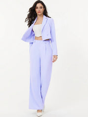 KOTTY BIZwear Crop Blazer & Trousers