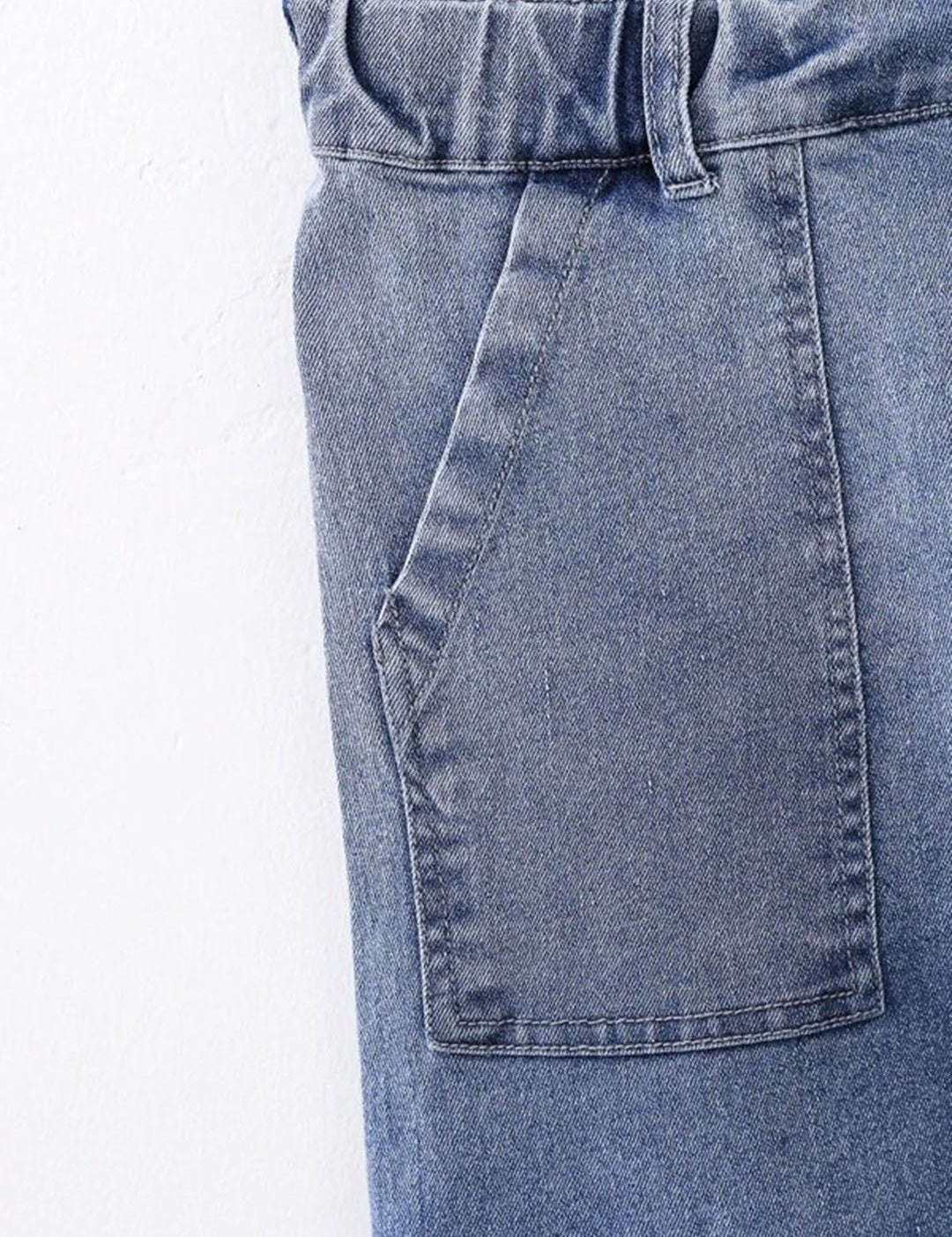 Kotty Boys Blue Jean Highly Distressed Regular Fit Elasticated Waist Jeans