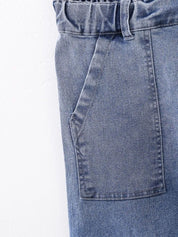 Kotty Boys Blue Jean Highly Distressed Regular Fit Elasticated Waist Jeans