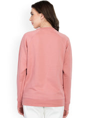 Kotty Women Pink Printed Sweatshirt