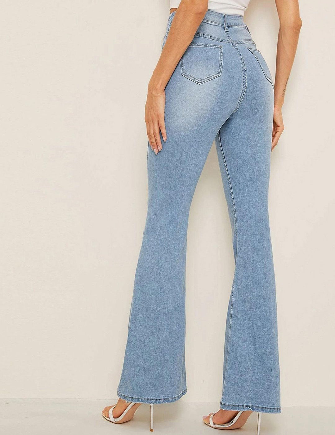 Kotty Women Bootcut High-Rise Stretchable Jeans